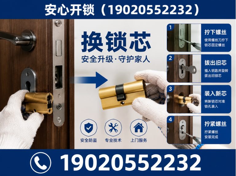 龙岗区换锁芯展示图